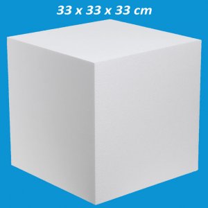 Styroporwürfel in 33 x 33 x 33 cm