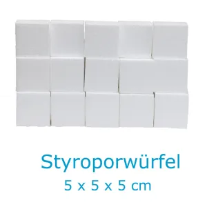 Styroporwürfel 5x5x5cm