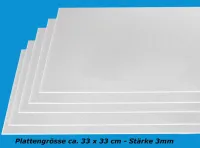 Neopor® Styroporplatten Stärke 1 cm im 10er Set Maße 50 cm x 33 cm 