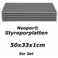 Neopor Styroporplatten in 1cm Stärke