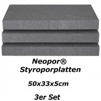 Neopor Styroporplatten in 5 cm Stärke