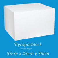 Styroporblock 55 x 45 x 35 cm