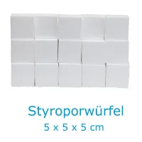 Styroporwürfel 5x5x5cm